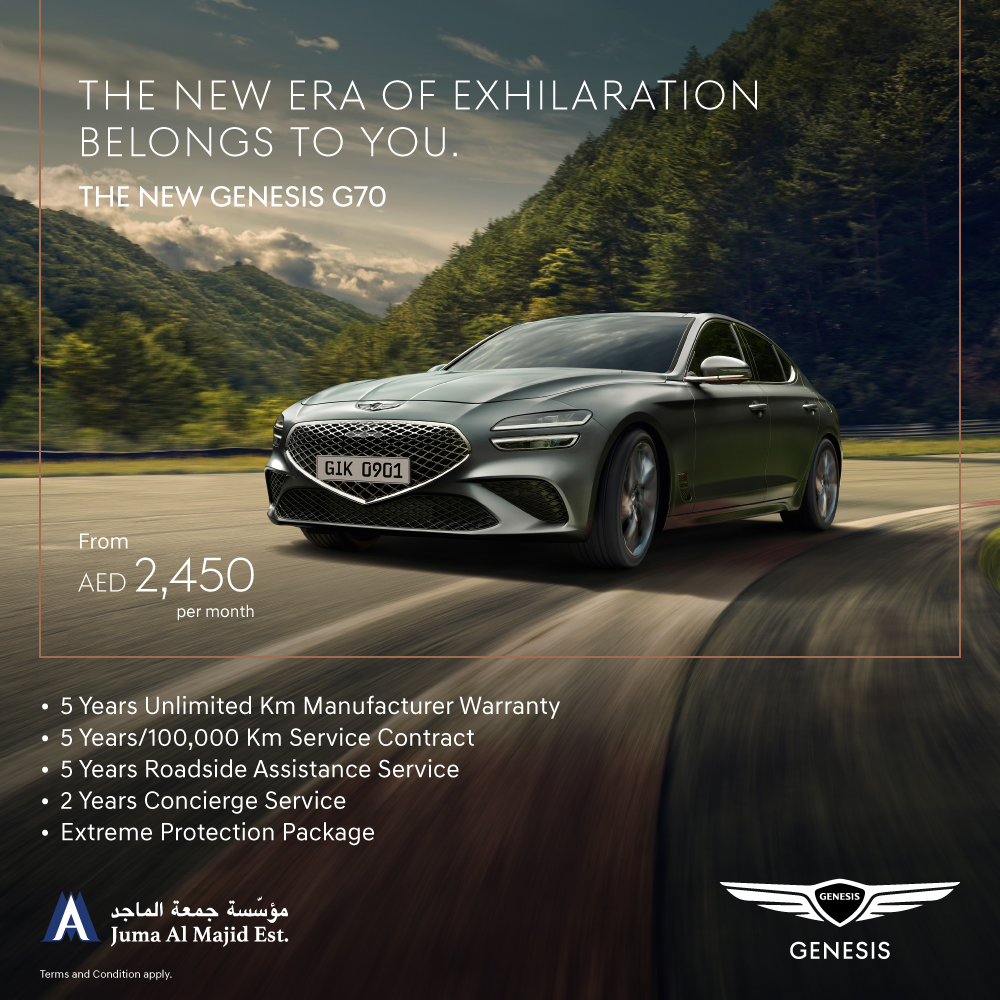 Juma Al Majid Announces Special Campaign For G70 And G80 Sedans