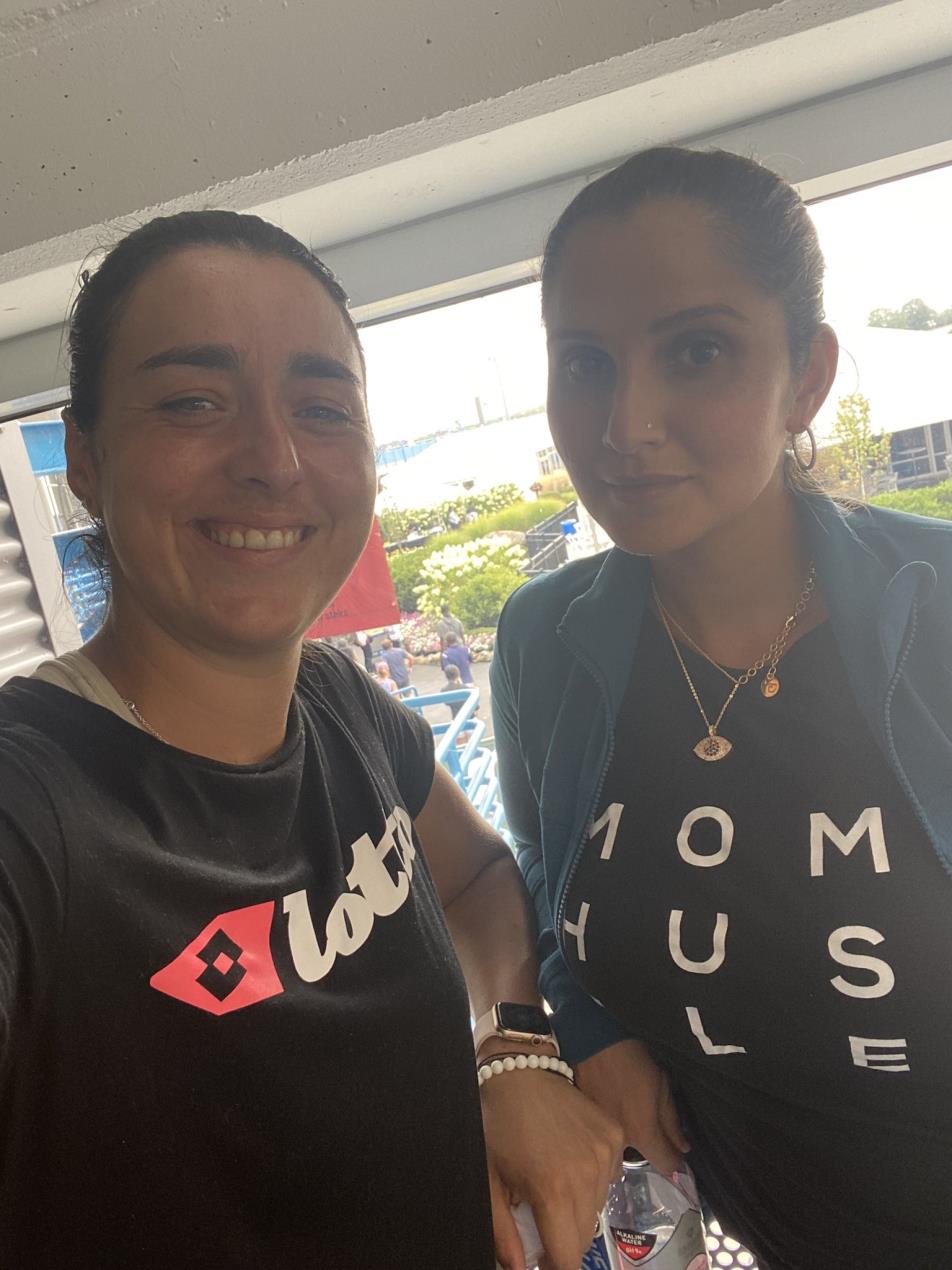 Indian Tennis Ace Sania Mirza Teams Up With Tunisian Star Ons Jabeur For The WTA 1000 Tournament