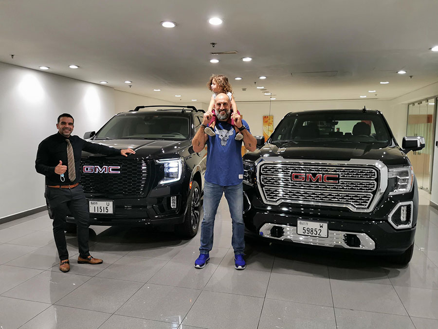 Al Ghandi Auto Hands Over 2021 GMC Sierra To Renowned, Award-Winning Athlete, Fadi El Khatib