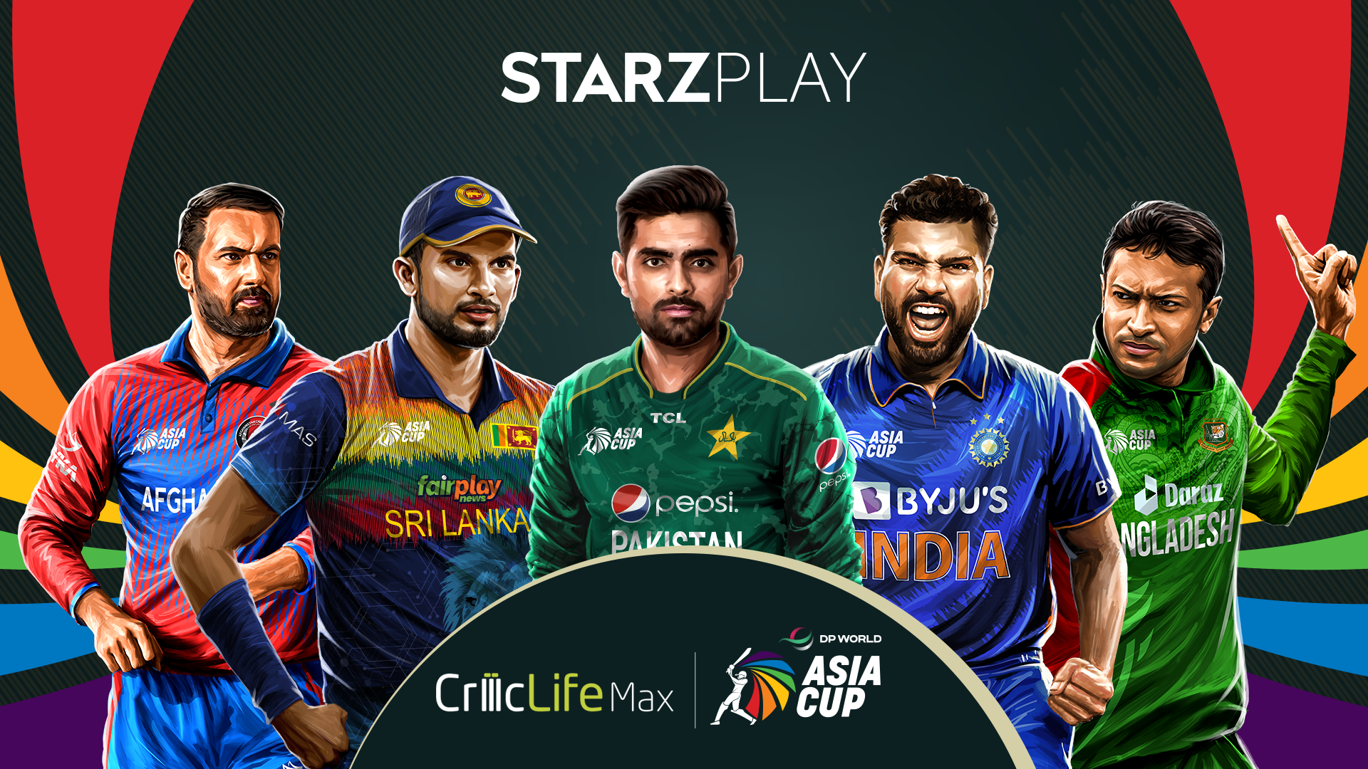DP World Asia Cup 2022 Cricket Series Available Live On STARZPLAY Across MENA