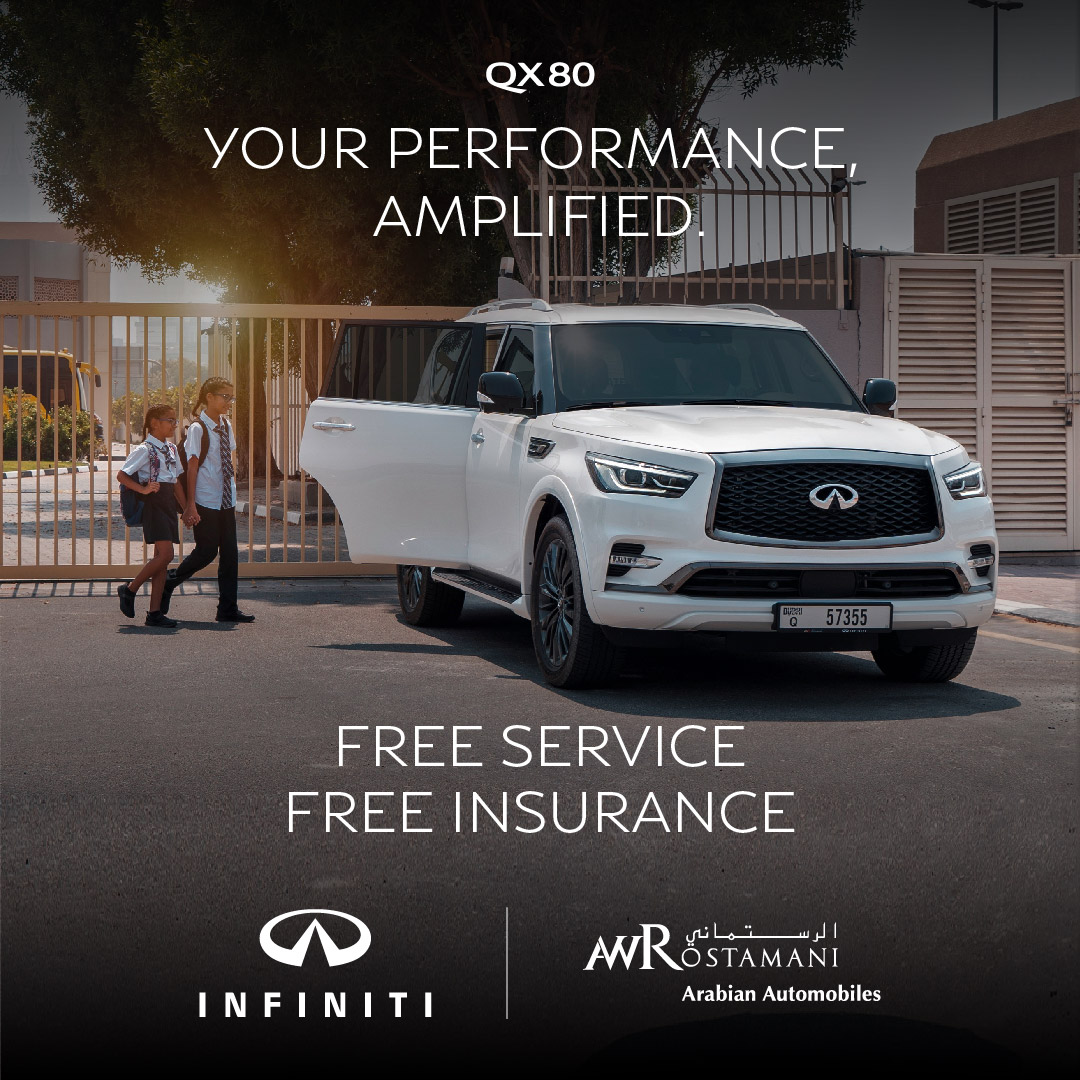 Drive Home The Premium QX80 From INFINITI Of Arabian Automobiles
