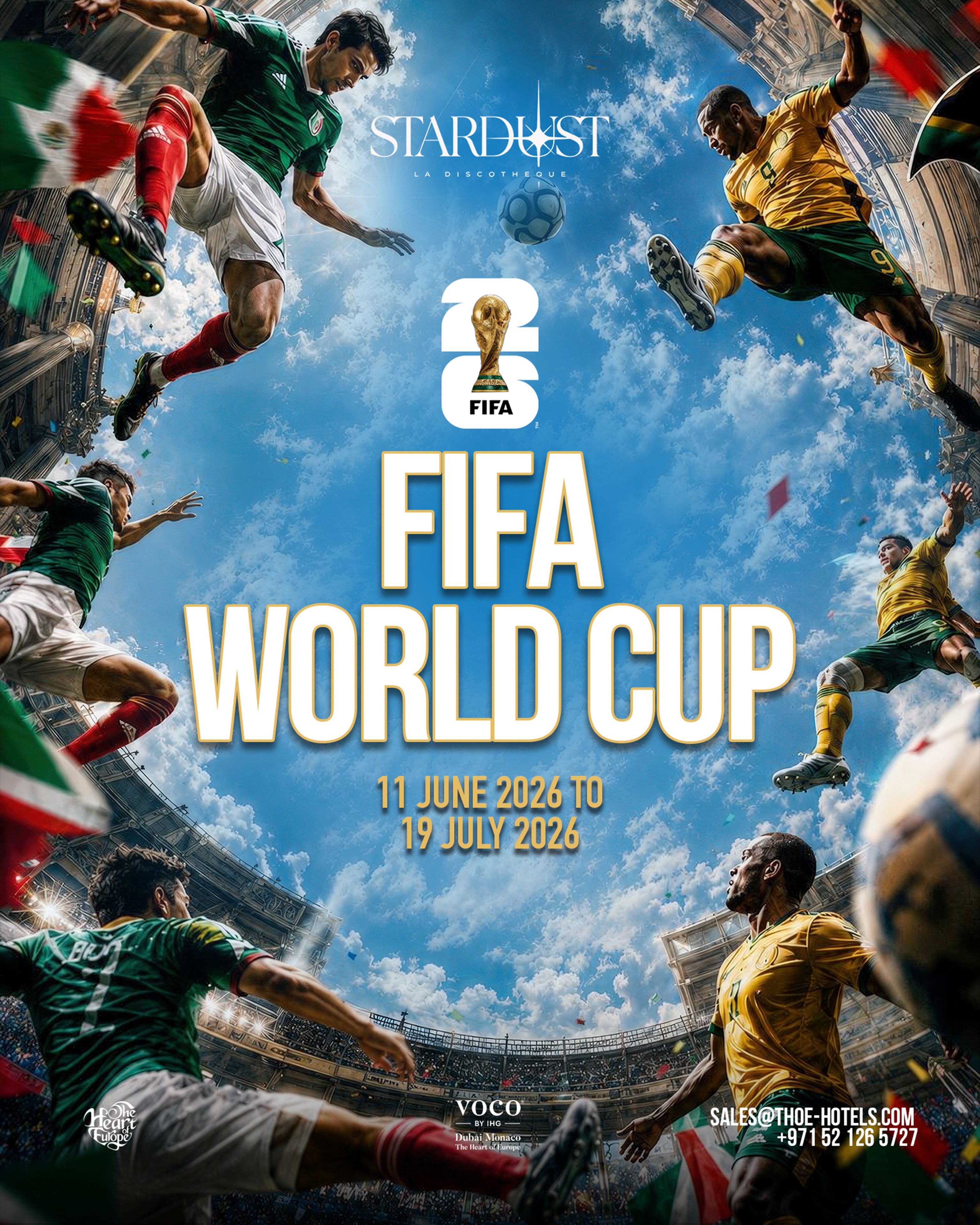 UAE Residents Can Enjoy FIFA World Cup 2026 Matches While On A Luxury Summer Staycation At The Heart Of Europe Island