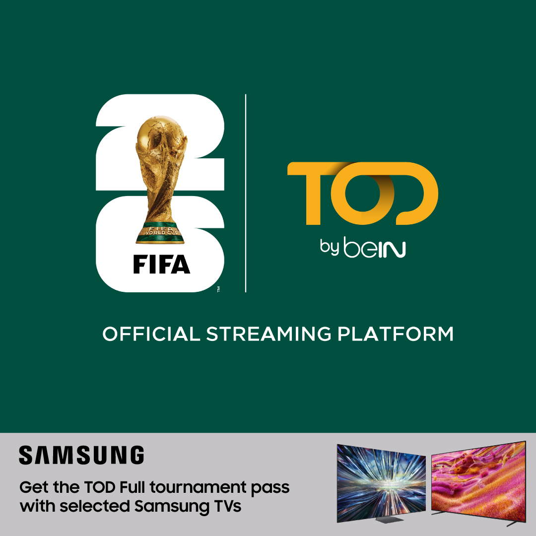 Samsung Brings Footballs Biggest Moments Home With TOD By beIN, The Official Sreaming Platform For The FIFA World Cup 2026™
