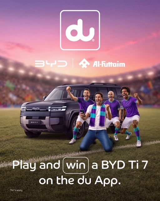 du Launches Football Prediction Game With Grand Finale Winner To Drive Away In A BYD Ti 7