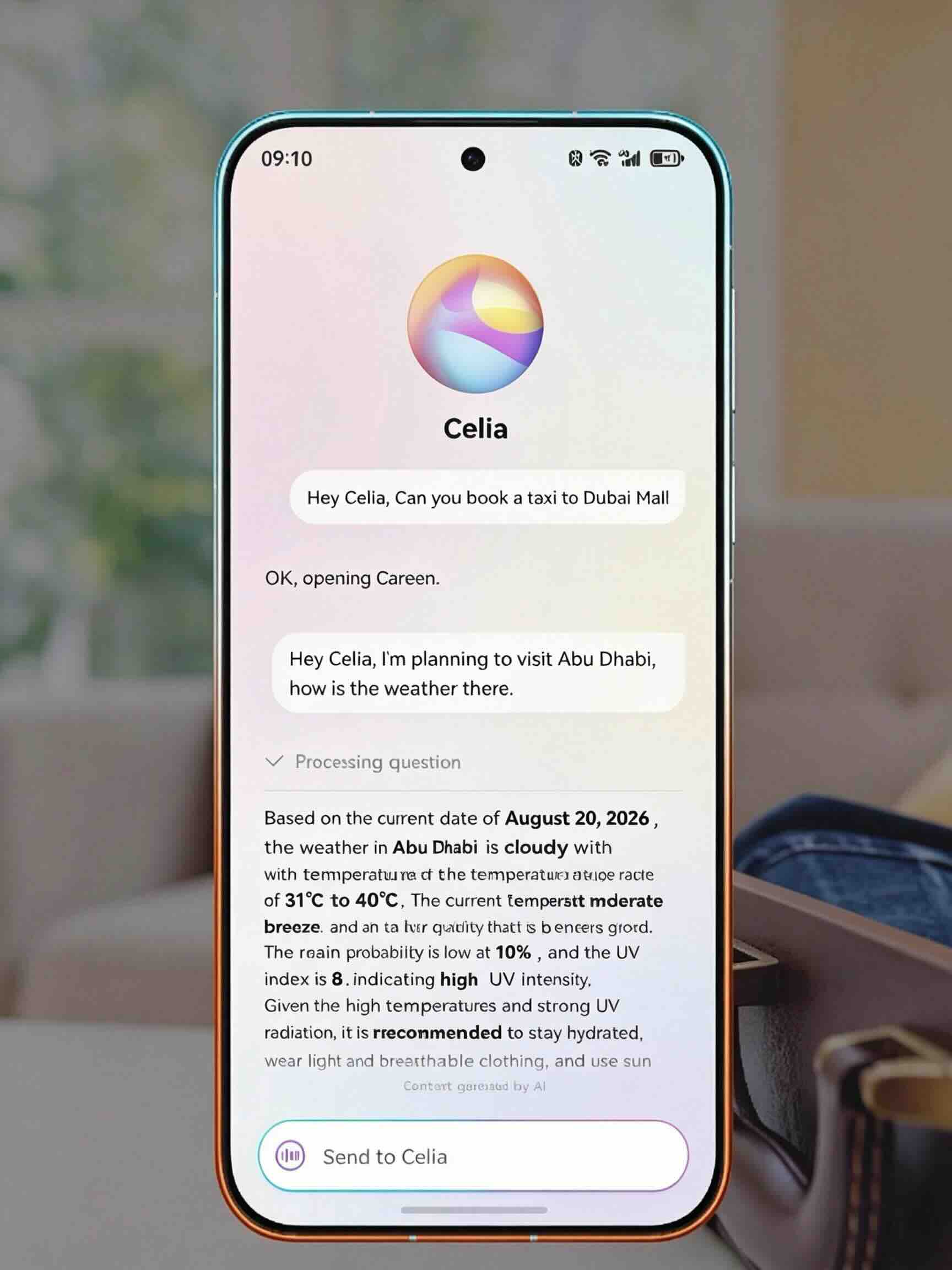 Hailing Careem Rides Just Got Smarter With Celia On The HUAWEI Pura 90s Series