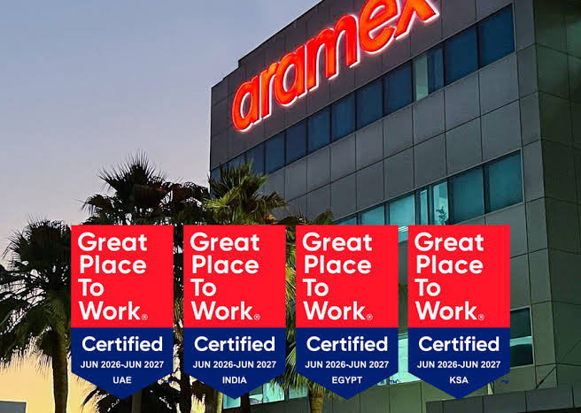 Aramex Recognised As A Great Place To Work After Employees Highlight Culture Of Trust And Pride Across Four Markets