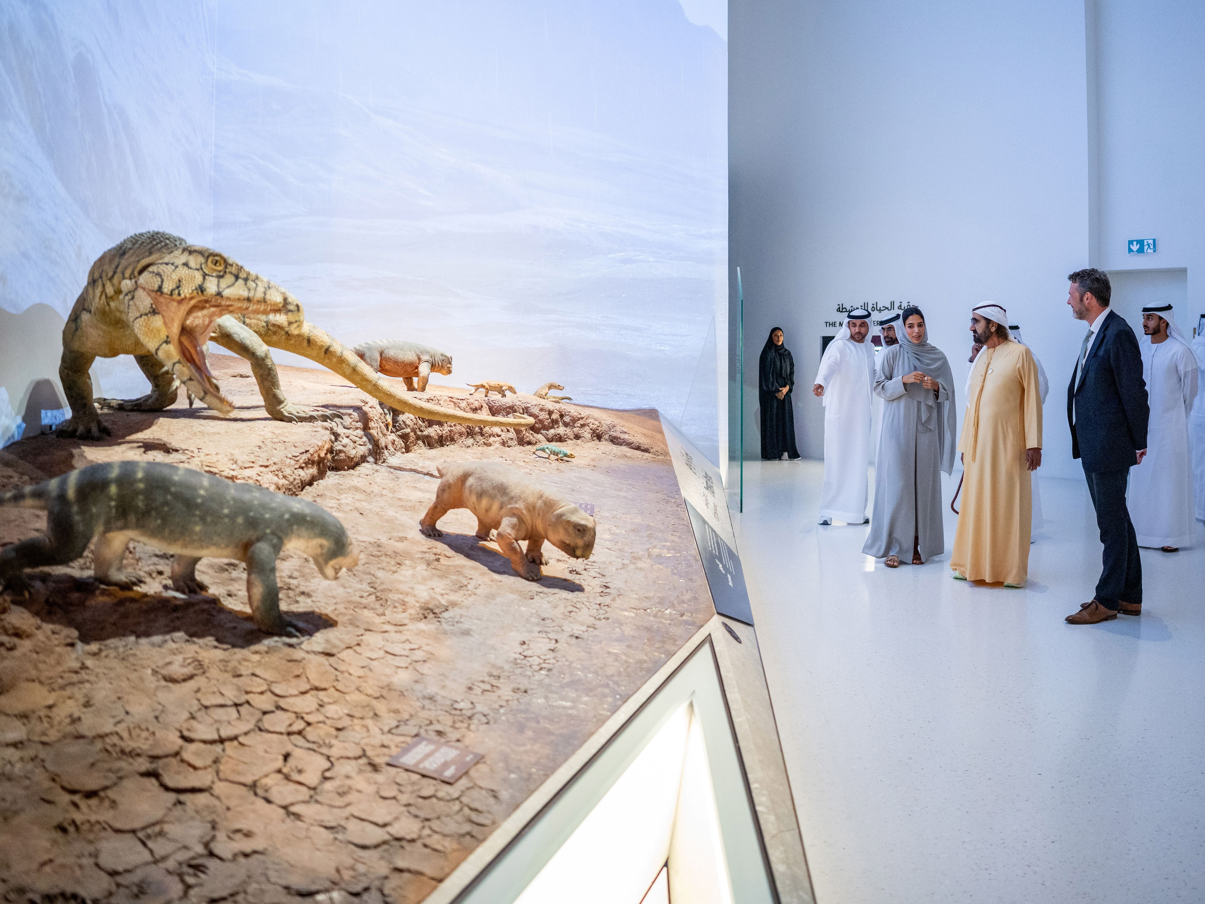Mohammed Bin Rashid Visits Natural History Museum Abu Dhabi