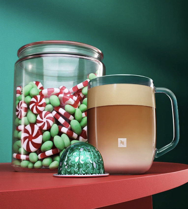 Nespresso In UAE Reintroduces Gingerbread And Peppermint Pinwheel
